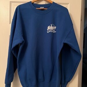 Gildan Blue Crewneck Men's Sweatshirt
